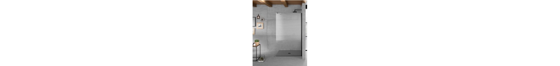 Walk in 160 cm parete in vetro trasparente per Box Doccia alto 200cm