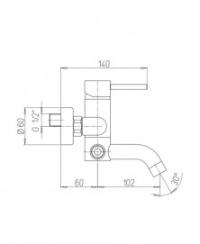 disegno tecnico Ducati HD15 vasca esterno