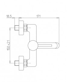 disegno tecnico Ducati HD15 vasca esterno