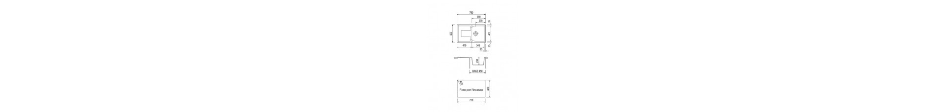 disegno tecnico lavello